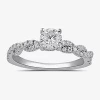 (G / I1) Womens 2 CT. T.W. Lab Grown White Diamond 14K Gold Round Engagement Ring