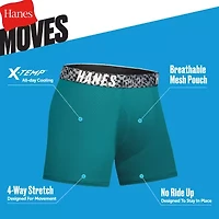 Hanes Moves Little & Big Kid Boys 5 Pack Boxer Briefs Bux88f