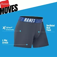 Hanes Moves Boys 5 Pack Boxer Briefs