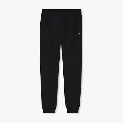 Champion Big Girls Mid Rise Cuffed Fleece Jogger Pant