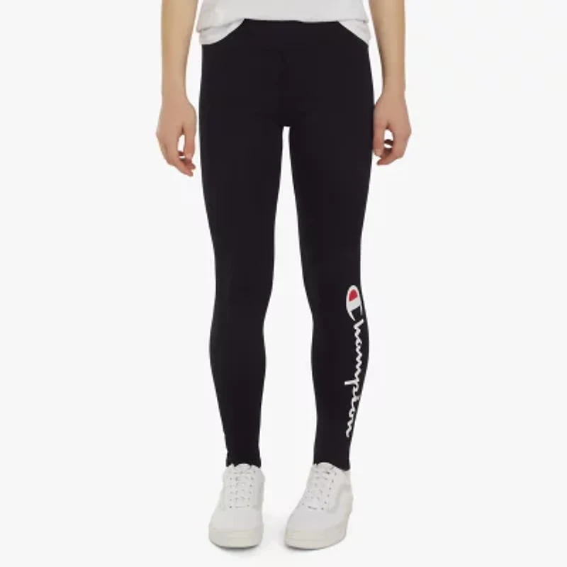 Champion Big Kid Girls Mid Rise Active Full Length Leggings