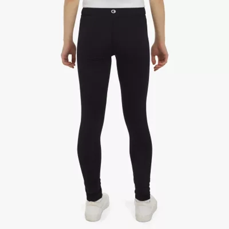 Champion Big Kid Girls Mid Rise Active Full Length Leggings