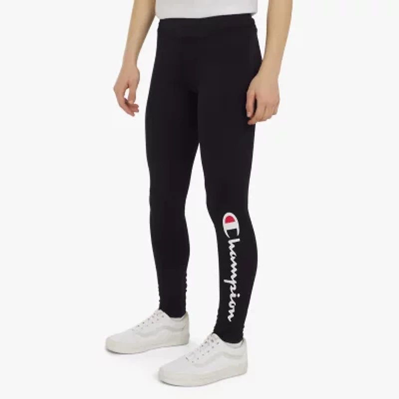 Champion Big Kid Girls Mid Rise Active Full Length Leggings