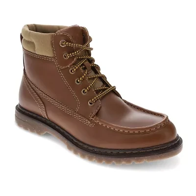 Dockers Mens Rockford Flat Heel Lace Up Boots