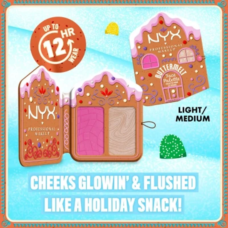 NYX Professional Makeup Buttermelt Face Palette