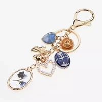 Arizona Bow Flower Heart Bag Charm