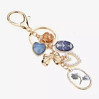 Arizona Bow Flower Heart Bag Charm