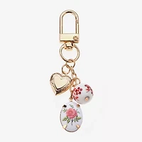 Arizona Flower Heart Bag Charm