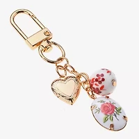 Arizona Flower Heart Bag Charm