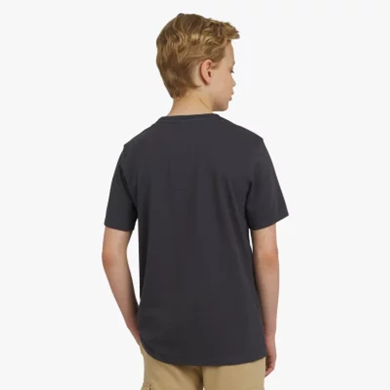 Champion Big Kid Boys Crew Neck Short Sleeve Regular Fit Graphic T-Shirt