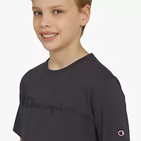 Champion Big Kid Boys Crew Neck Short Sleeve Regular Fit Graphic T-Shirt