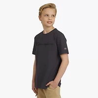 Champion Big Kid Boys Crew Neck Short Sleeve Regular Fit Graphic T-Shirt