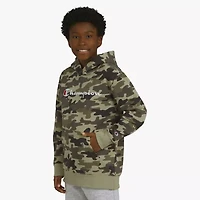 Champion Big Kid Boys Long Sleeve Embroidered Fleece Active Hoodie
