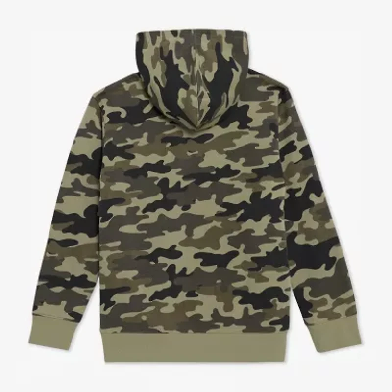 Champion Big Kid Boys Long Sleeve Embroidered Fleece Active Hoodie