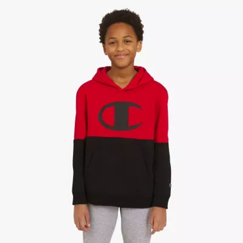 Champion Big Kid Boys Long Sleeve Fleece Active Hoodie