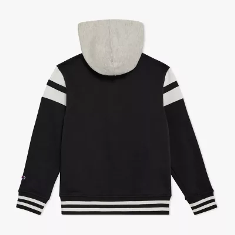 Champion Big Kid Boys Fleece Midweight Varsity Jacket