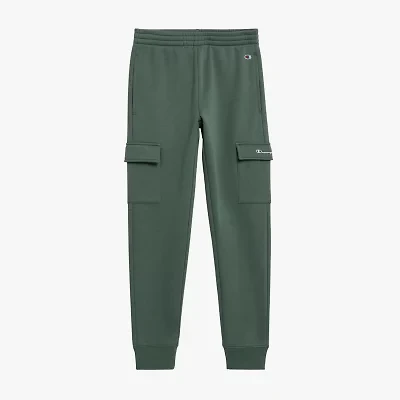 Champion Big Boys Mid Rise Cuffed Fleece Jogger Pant