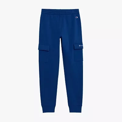 Champion Big Kid Boys Cuffed Mid Rise Regular Fit Fleece Jogger Pant