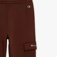 Champion Big Kid Boys Cuffed Mid Rise Regular Fit Fleece Jogger Pant