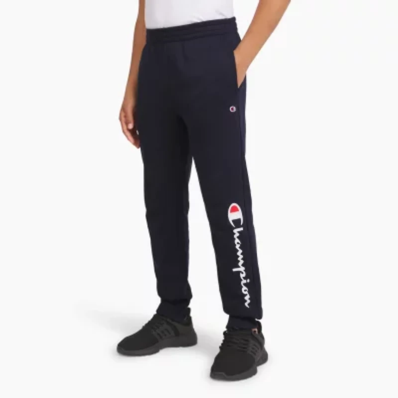 Champion Big Kid Boys Cuffed Mid Rise Regular Fit Jogger Pant