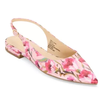 Liz Claiborne Sheba Womens Pointed Closed Toe Ballet Flats