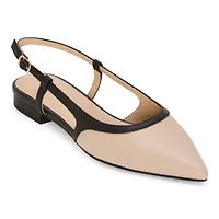 Liz Claiborne Samson Womens Pointed Closed Toe Ballet Flats