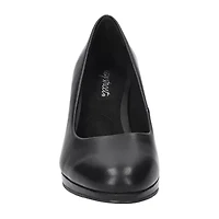 Easy Street Equinox Womens Round Stiletto Heel Pumps