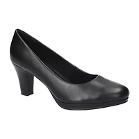 Easy Street Equinox Womens Round Stiletto Heel Pumps