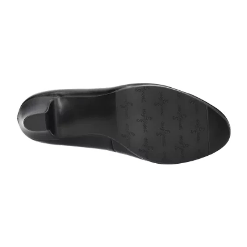 Easy Street Equinox Womens Round Stiletto Heel Pumps