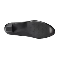 Easy Street Kata Womens Round Stiletto Heel Pumps