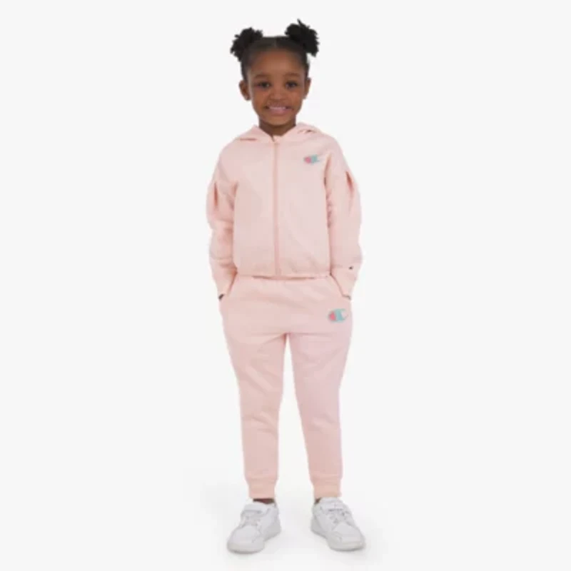 Champion Fleece Little Girls 2-pc. Pant Set