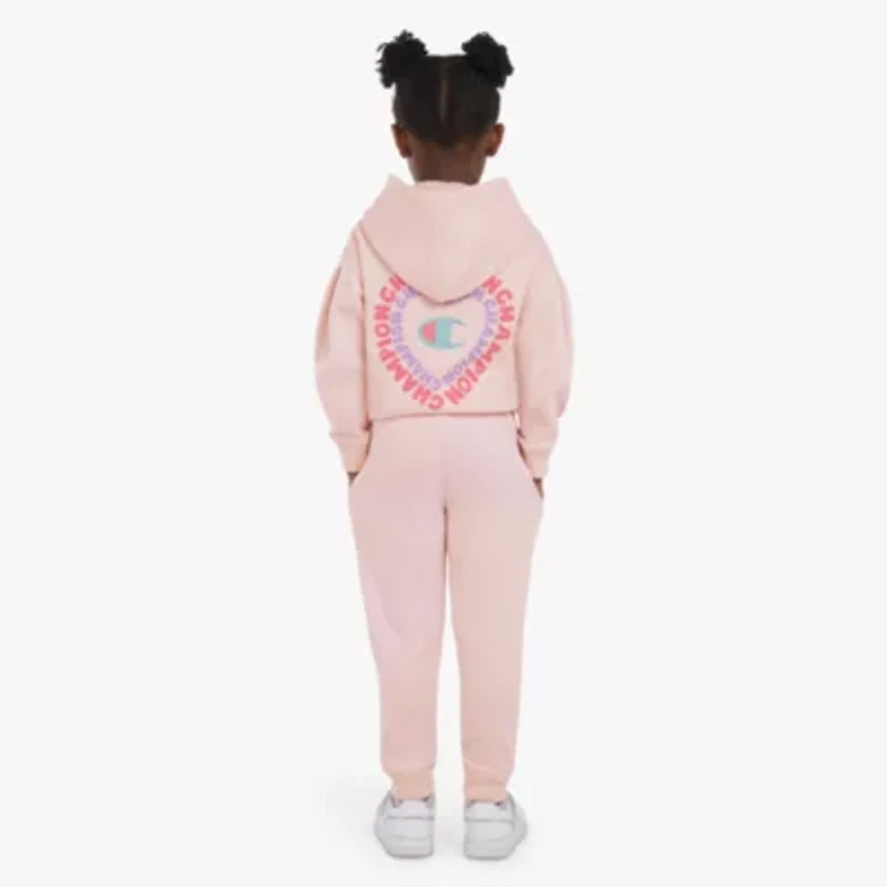 Champion Fleece Little Girls 2-pc. Pant Set