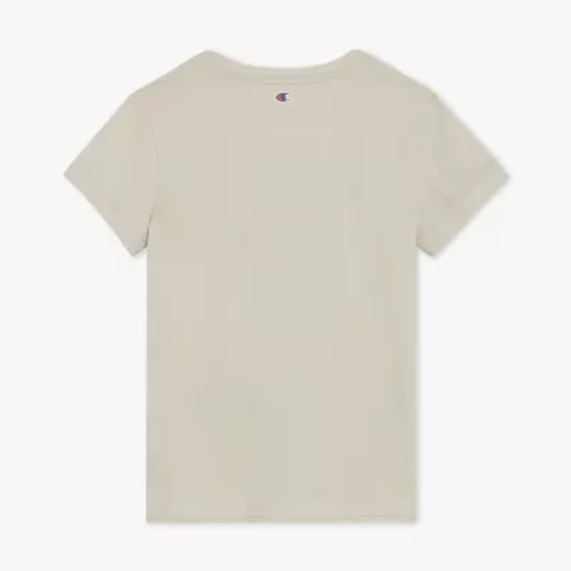Champion Big Kid Girls Crew Neck Short Sleeve Regular Fit Graphic T-Shirt