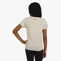 Champion Big Kid Girls Crew Neck Short Sleeve Regular Fit Graphic T-Shirt