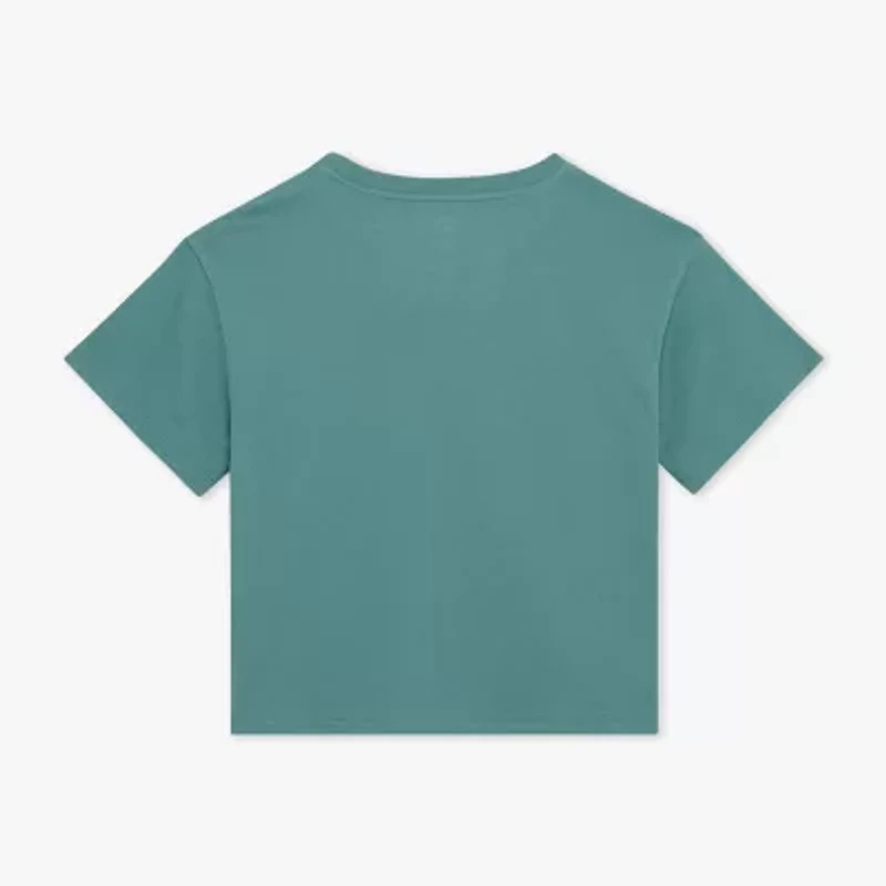 Champion Big Kid Girls Crew Neck Short Sleeve Loose Fit Graphic T-Shirt