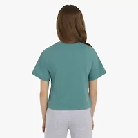 Champion Big Kid Girls Crew Neck Short Sleeve Loose Fit Graphic T-Shirt