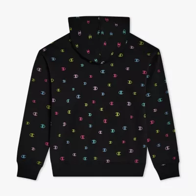 Champion Big Kid Girls Long Sleeve Fleece Zipper Active Hoodie