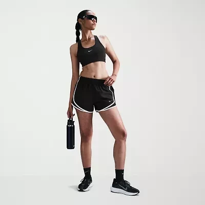 Nike Tempo Juniors Womens Mid Rise Moisture Wicking Running Short