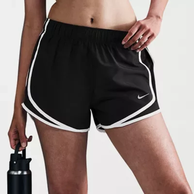 Nike Tempo Juniors Womens Mid Rise Moisture Wicking Running Short