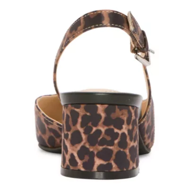 Liz Claiborne Eton Womens Round Closed Toe Block Heel Pumps