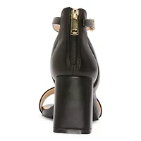 Liz Claiborne Harnie Womens Round Open Toe Block Heel Pumps