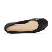 Liz Claiborne Womens Cecil Round Closed Toe Ballet Flats