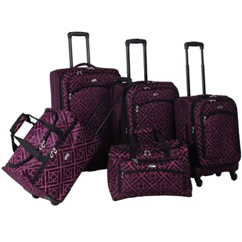 American Flyer Astor 5-pc. Softside Luggage Set