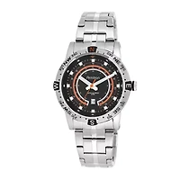 Armitron® All-Sport® Mens Black Dial Stainless Steel Compass Watch