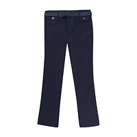 French Toast Little & Big Kid Girls Bootcut Mid Rise Straight Fit Flat Front Pant