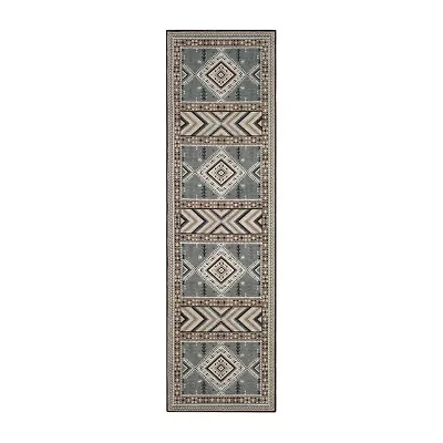 Safavieh Classic Vintage Collection Border Geometric Runner Rug