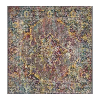 Safavieh Crystal Collection Milford Oriental Square Area Rug