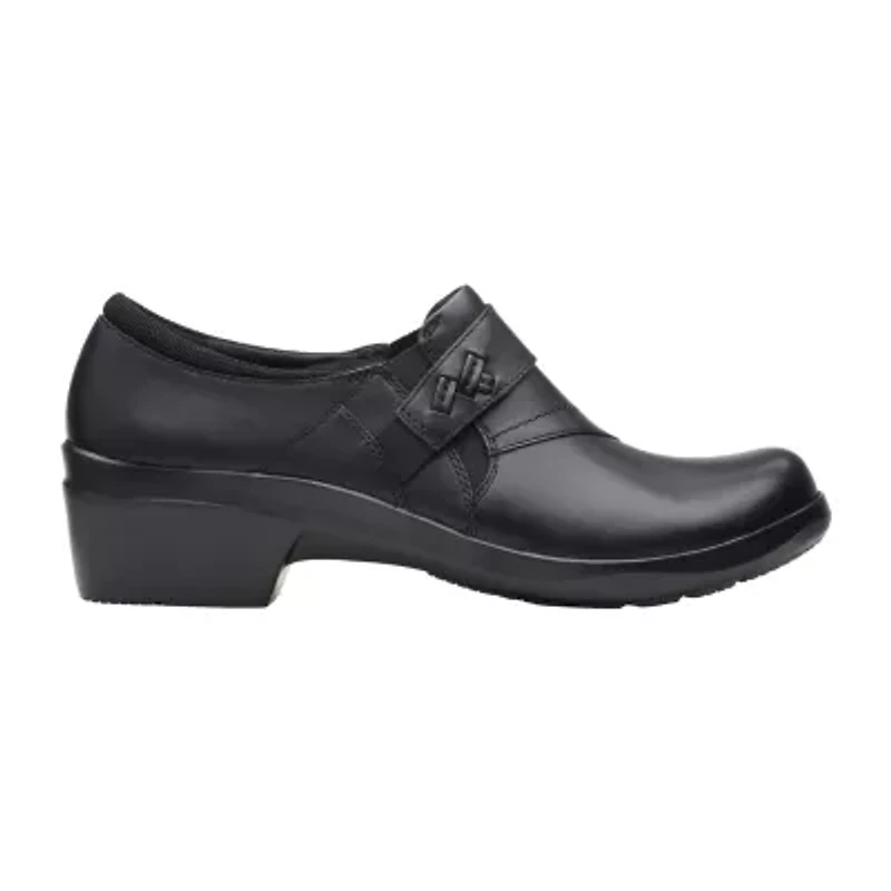 Clarks Angie Pearl Womens Closed Toe Slip-On Shoe