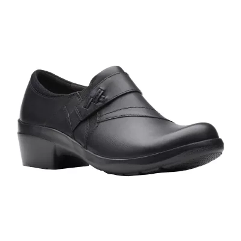 Clarks Angie Pearl Womens Closed Toe Slip-On Shoe