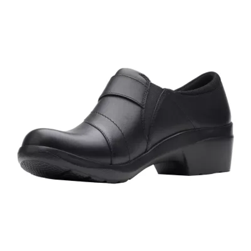 Clarks Angie Pearl Womens Closed Toe Slip-On Shoe